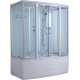 Душевой бокс TIMO Standart T-6670 170x88x220 Silver профиль серебристый матовый