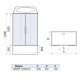 Душевой бокс WeltWasser WW500 Emmer 150/85/55 150x85x217