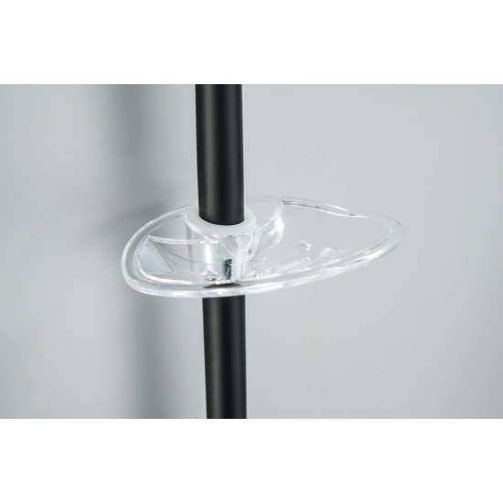 Душевой гарнитур AQUATEK Бетта AQ2013MB, 3jet 65 см, матовый чёрный