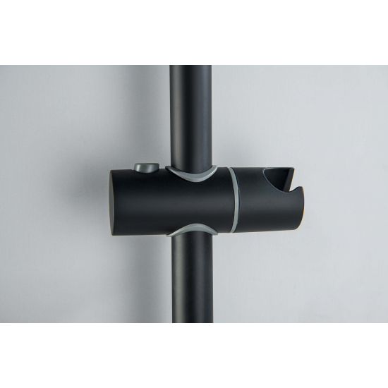 Душевой гарнитур AQUATEK Бетта AQ2013MB, 3jet 65 см, матовый чёрный