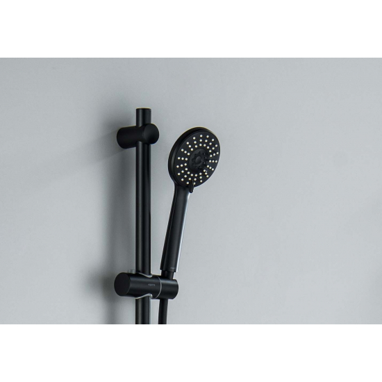 Душевой гарнитур AQUATEK Бетта AQ2015MB, 3jet 60 см, матовый чёрный