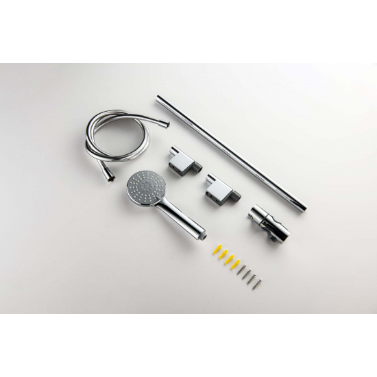 Душевой гарнитур AQUATEK Бетта AQ2017CR, 3jet 65 см, хром