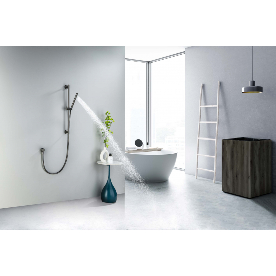 Душевой гарнитур AQUATEK Европа AQ2012BGM, 1jet 65 см, оружейная сталь