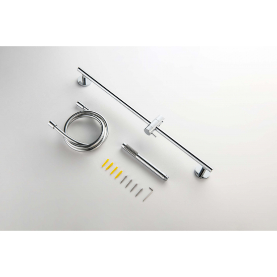 Душевой гарнитур AQUATEK Европа AQ2012CR, 1jet 65 см, хром