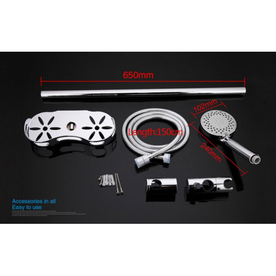 Душевой гарнитур GAPPO G8002 хром