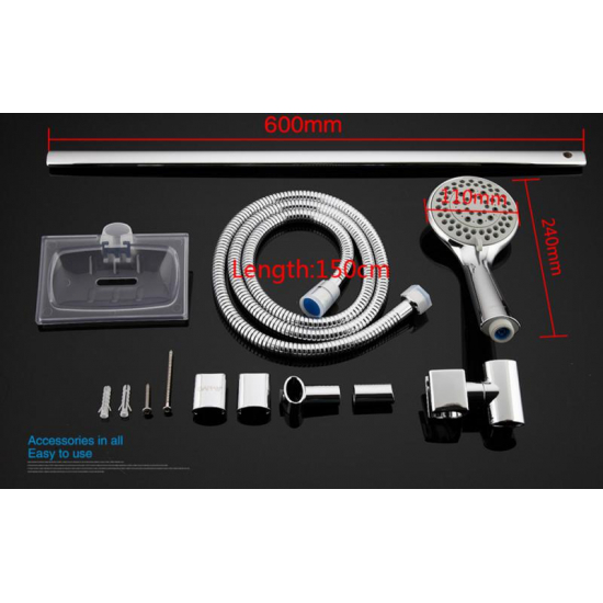 Душевой гарнитур GAPPO G8005 хром