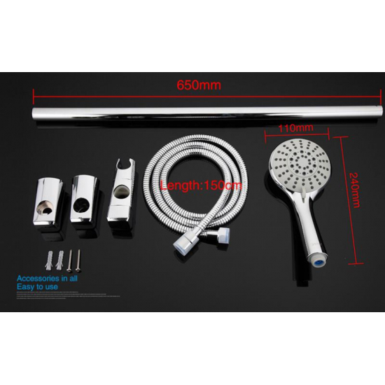 Душевой гарнитур GAPPO G8006 хром