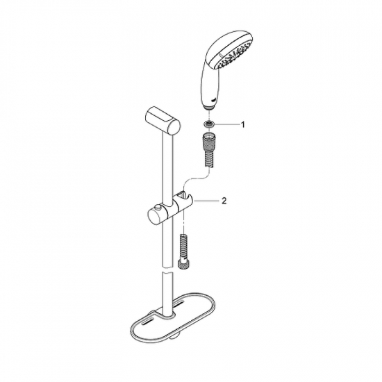 Душевой гарнитур GROHE Tempesta New 28593002