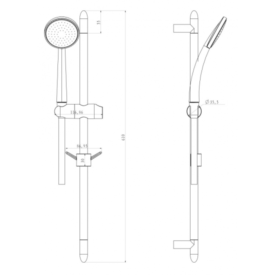 Душевой гарнитур LEMARK LM8067C