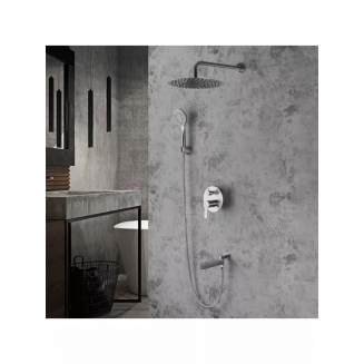 Душевой комплект GAPPO G 99 G7199-30 сатин, С ВНУТРЕННЕЙ ЧАСТЬЮ