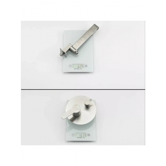 Душевой комплект GAPPO G 99 G7199-30 сатин, С ВНУТРЕННЕЙ ЧАСТЬЮ