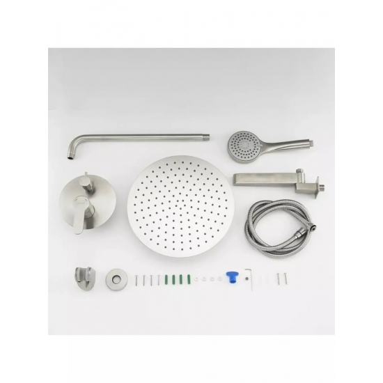 Душевой комплект GAPPO G 99 G7199-30 сатин, С ВНУТРЕННЕЙ ЧАСТЬЮ