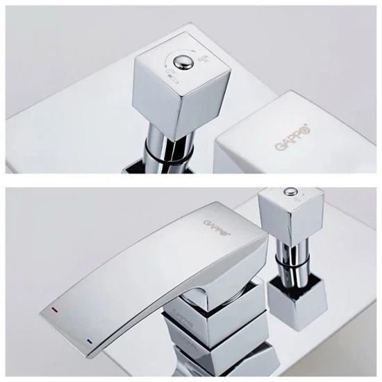 Душевой комплект GAPPO G07 G7107 С ВНУТРЕННЕЙ ЧАСТЬЮ