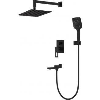 Душевой комплект GAPPO G17-6 G7117-6 чёрный С ВНУТРЕННЕЙ ЧАСТЬЮ