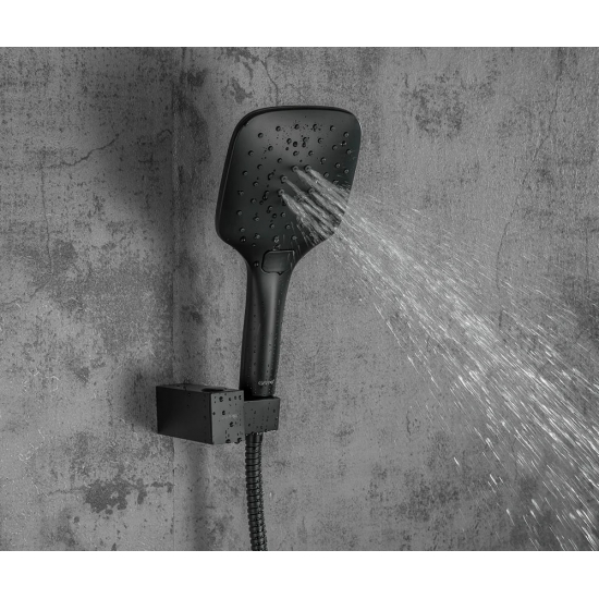 Душевой комплект GAPPO G17-6 G7117-6 чёрный С ВНУТРЕННЕЙ ЧАСТЬЮ