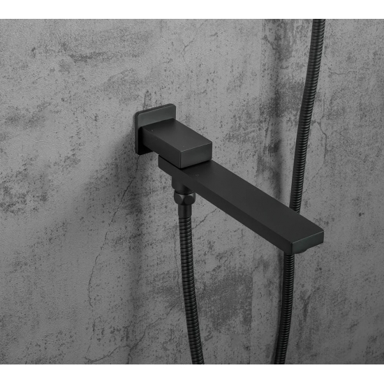 Душевой комплект GAPPO G17-6 G7117-6 чёрный С ВНУТРЕННЕЙ ЧАСТЬЮ