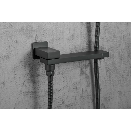 Душевой комплект GAPPO G17-6 G7117-6 чёрный С ВНУТРЕННЕЙ ЧАСТЬЮ