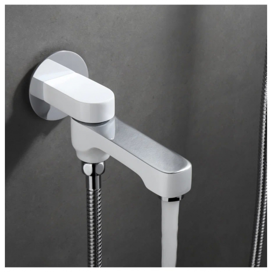 Душевой комплект GAPPO G48-8 G7148-8 белый / хром С ВНУТРЕННЕЙ ЧАСТЬЮ