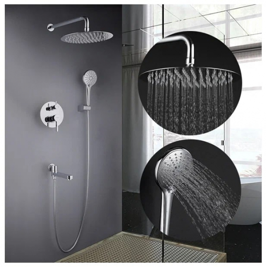 Душевой комплект GAPPO G7104 С ВНУТРЕННЕЙ ЧАСТЬЮ
