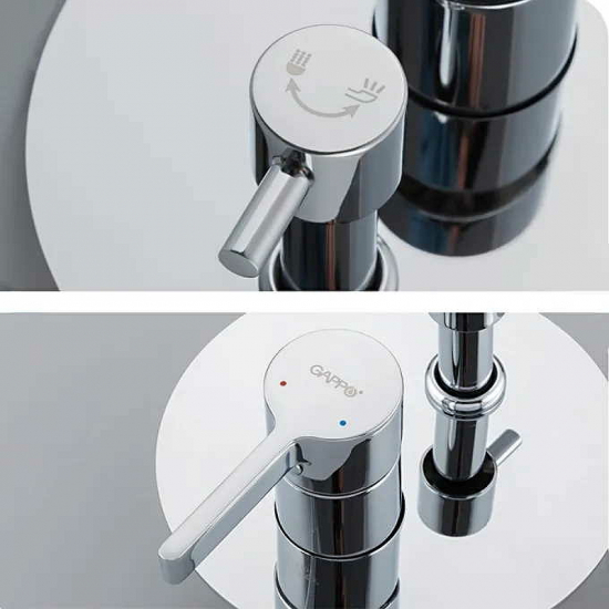 Душевой комплект GAPPO G7104 С ВНУТРЕННЕЙ ЧАСТЬЮ