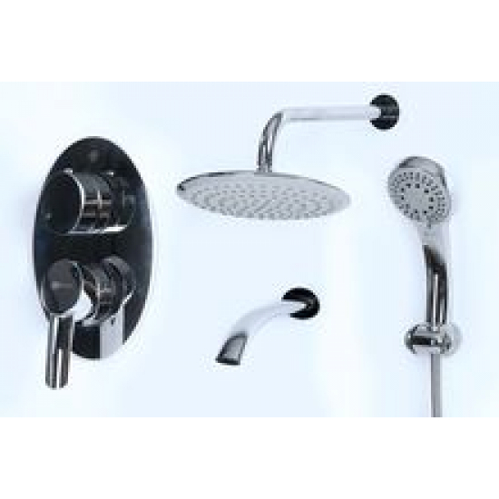 Душевой комплект LEMARK Atlantiss LM3222C С ВНУТРЕННЕЙ ЧАСТЬЮ