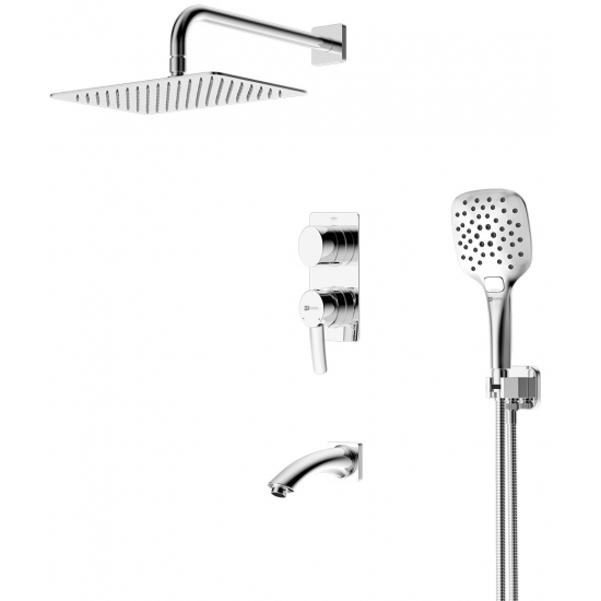 Душевой комплект LEMARK Atlantiss LM3242C С ВНУТРЕННЕЙ ЧАСТЬЮ