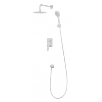 Душевой комплект LEMARK Bronx LM3729MW белый С ВНУТРЕННЕЙ ЧАСТЬЮ