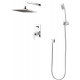 Душевой комплект LEMARK Contest LM5829CW хром / белый С ВНУТРЕННЕЙ ЧАСТЬЮ