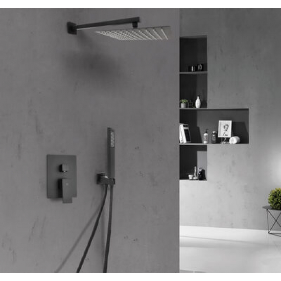 Душевой комплект SANTREK AQUA SAP-1052 встраиваемый, черный