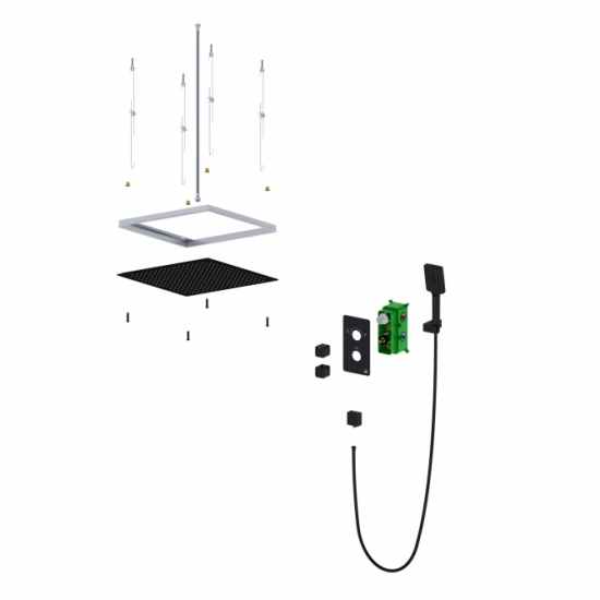 Душевой комплект встраиваемый термостатический TIMO Petruma SX-5029/17SM золото С ВНУТРЕННЕЙ ЧАСТЬЮ