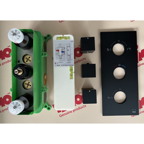Душевой комплект встраиваемый термостатический TIMO Petruma SX-5039/03SM чёрный С ВНУТРЕННЕЙ ЧАСТЬЮ
