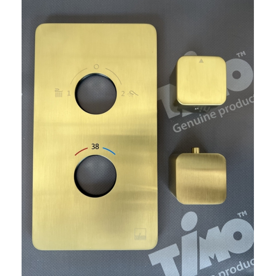 Душевой комплект встраиваемый термостатический TIMO Petruma SX-5049/17SM золото С ВНУТРЕННЕЙ ЧАСТЬЮ