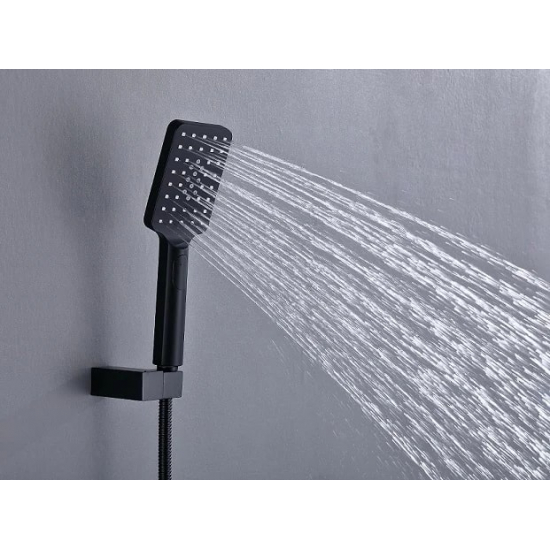 Душевой комплект встраиваемый термостатический TIMO Petruma SX-5149/03SM чёрный С ВНУТРЕННЕЙ ЧАСТЬЮ