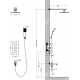 Душевой комплект встраиваемый термостатический TIMO Tetra-Thermo SX-0199/03SM чёрный