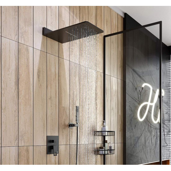 Душевой комплект встраиваемый TIMO Briana SX-7139/03SM чёрный С ВНУТРЕННЕЙ ЧАСТЬЮ