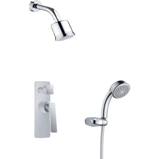 Душевой комплект встраиваемый TIMO Helmi SX-4059/00-16SM белый / хром С ВНУТРЕННЕЙ ЧАСТЬЮ