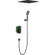 Душевой комплект встраиваемый TIMO Selene SX-2029/03SM чёрный С ВНУТРЕННЕЙ ЧАСТЬЮ