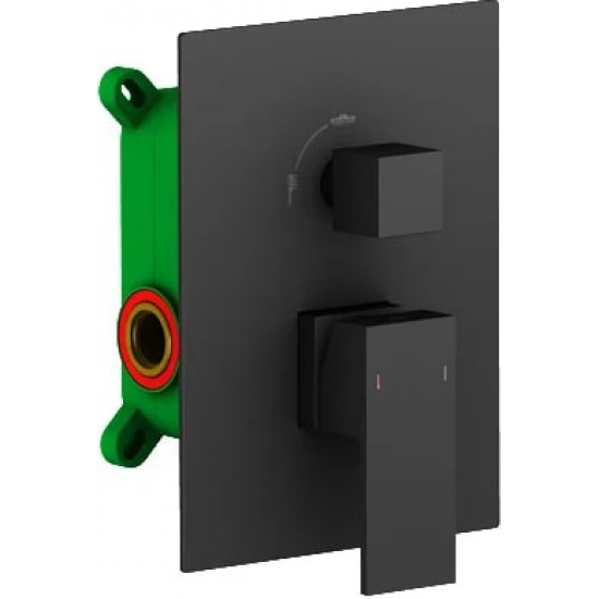 Душевой комплект встраиваемый TIMO Selene SX-2029/03SM чёрный С ВНУТРЕННЕЙ ЧАСТЬЮ