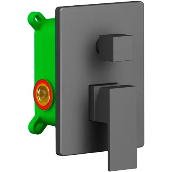 Душевой комплект встраиваемый TIMO Selene SX-3069/03SM чёрный С ВНУТРЕННЕЙ ЧАСТЬЮ