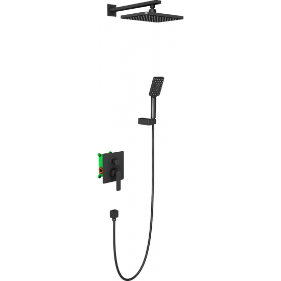 Душевой комплект встраиваемый TIMO Torne SX-4319/03SM чёрный С ВНУТРЕННЕЙ ЧАСТЬЮ