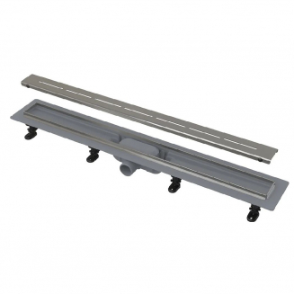 Душевой лоток ALCA PLAST APZ18-750M с решеткой и опорами