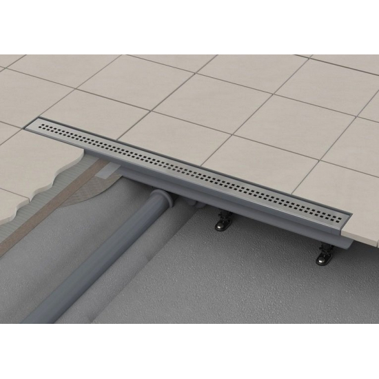 Душевой лоток ALCA PLAST APZ9-850M Simple с решеткой и опорами