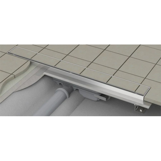 Душевой лоток ALCA PLAST Low APZ101-750 опорами, низкий