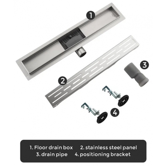 Душевой лоток GAPPO G85007-1 70x500 комбинированный затвор