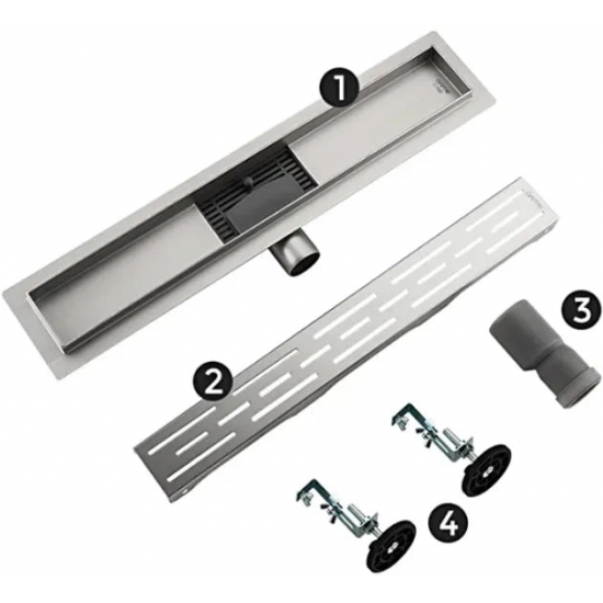 Душевой лоток GAPPO G86007-1 70x600 комбинированный затвор