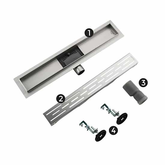 Душевой лоток GAPPO G88007-1 70x800 комбинированный затвор