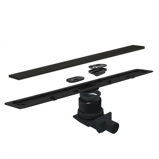 Душевой лоток Pestan Confluo Frameless Line 850 чёрный матовый