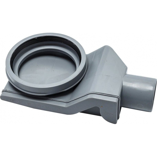 Душевой лоток Pestan Premium Line Black Glass Gold 750 чёрный/золото