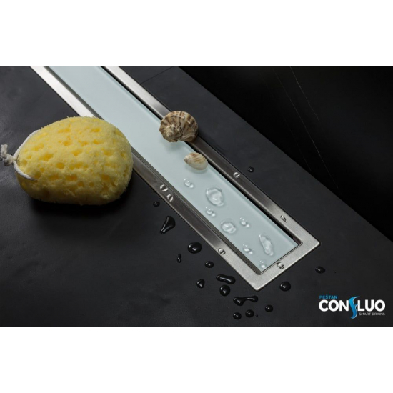 Душевой лоток Pestan Premium Line White Glass 750 белый/хром