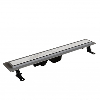 Душевой лоток RGW Drain Leo-21 60 см, решетка под плитку